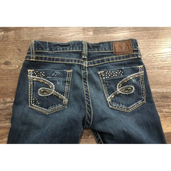 BKE Mya Skinny Jean Womens Size 26,5x31 Stretch Blue Jeans - Picture 3 of 7